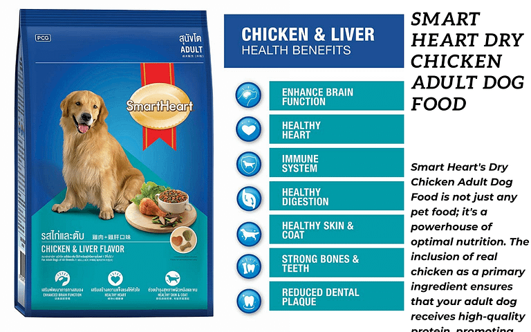 Smart Heart Dry Chicken Adult Dog Food